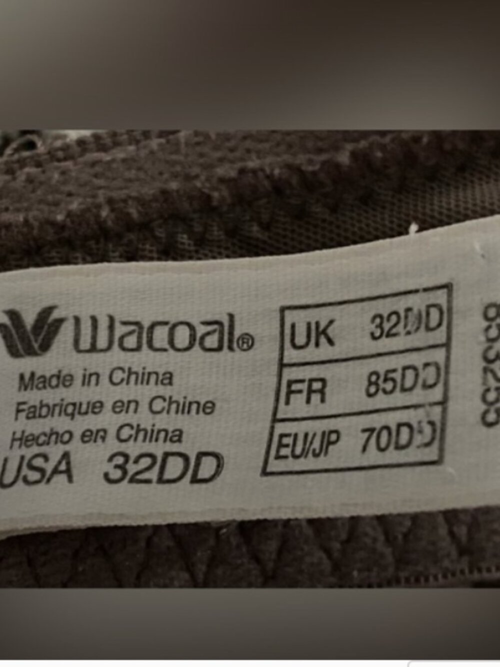 Wacoal MATTE TAUPE LIghtly Lined Underwire T-Shirt, 32DD *P1014 - Picture 7 of 7